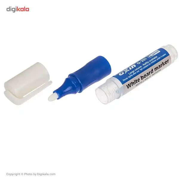 ماژیک وایت برد جیکسین کد G-201 به همراه 2 کارتریج یدک