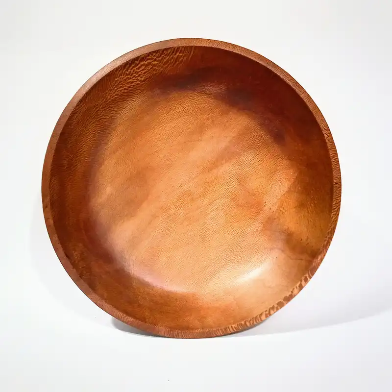 کاسه چوبی مدل چنار سرخ کد 100