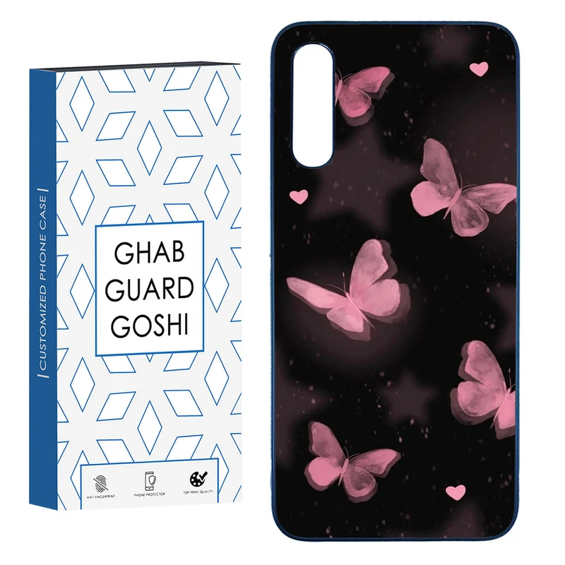 کاور قاب گارد گوشی طرح پروانه کد FB-182 مناسب برای گوشی موبایل سامسونگ GALAXY A50  