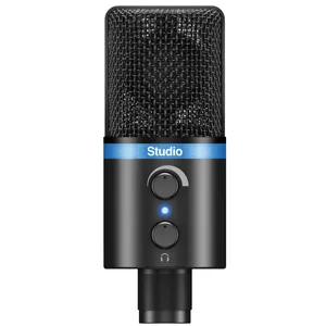 میکروفون دیجیتال کاندنسر استودیویی آی کی مالتی مدیا مدل iRig Mic Studio Digital Condenser