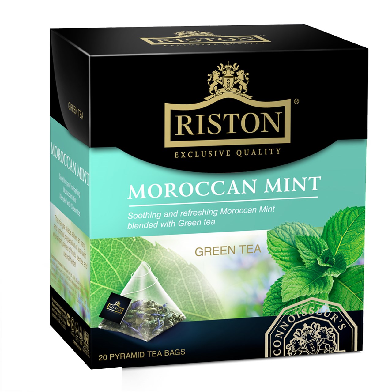 بسته چای سبز ریستون مدل Moroccan Mint