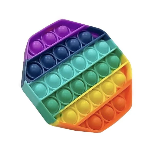 فیجت ضد استرس مدل پاپیت طرح شش ضلعی