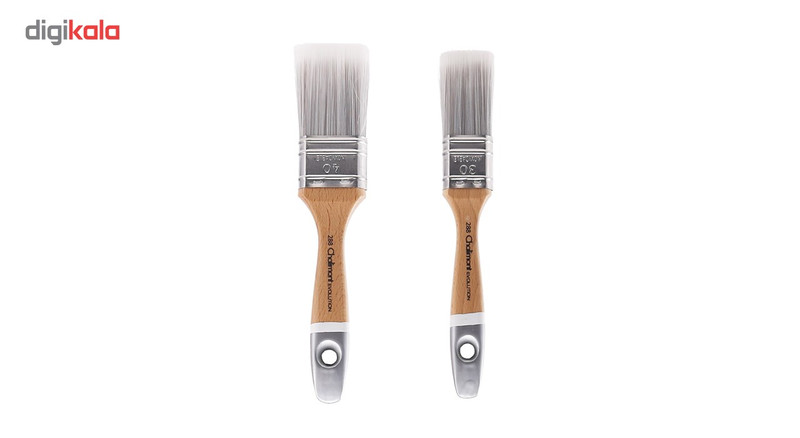 قلم موی نقاشی شالیمونت مدل Evolution تخت مجموعه 2 عددی سایز 30 و 40 میلی متر