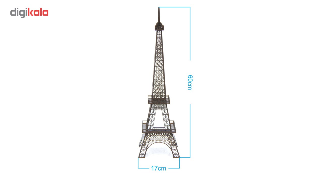 آباژور رومیزی کارا دیزاین طرح برج ایفل سایز 60 سانتی متر