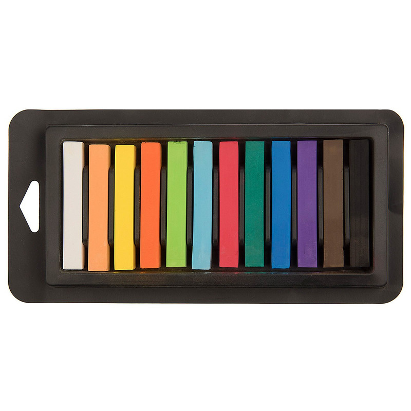 پاستل گچی 12 رنگ بیانیو مدل Soft