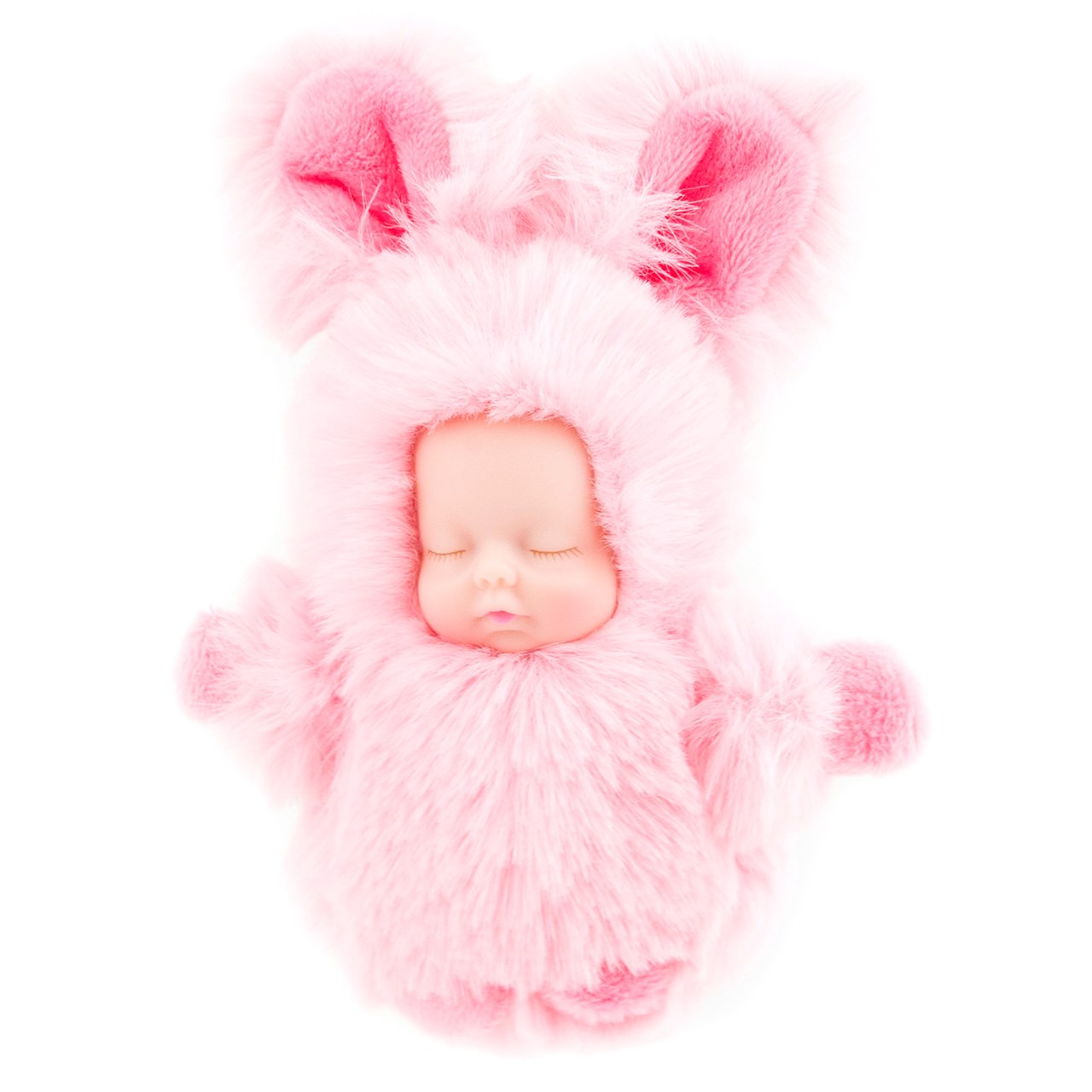 آویز و جاسوئیچی Luxury Baby مدل Pink Rabbit Dress