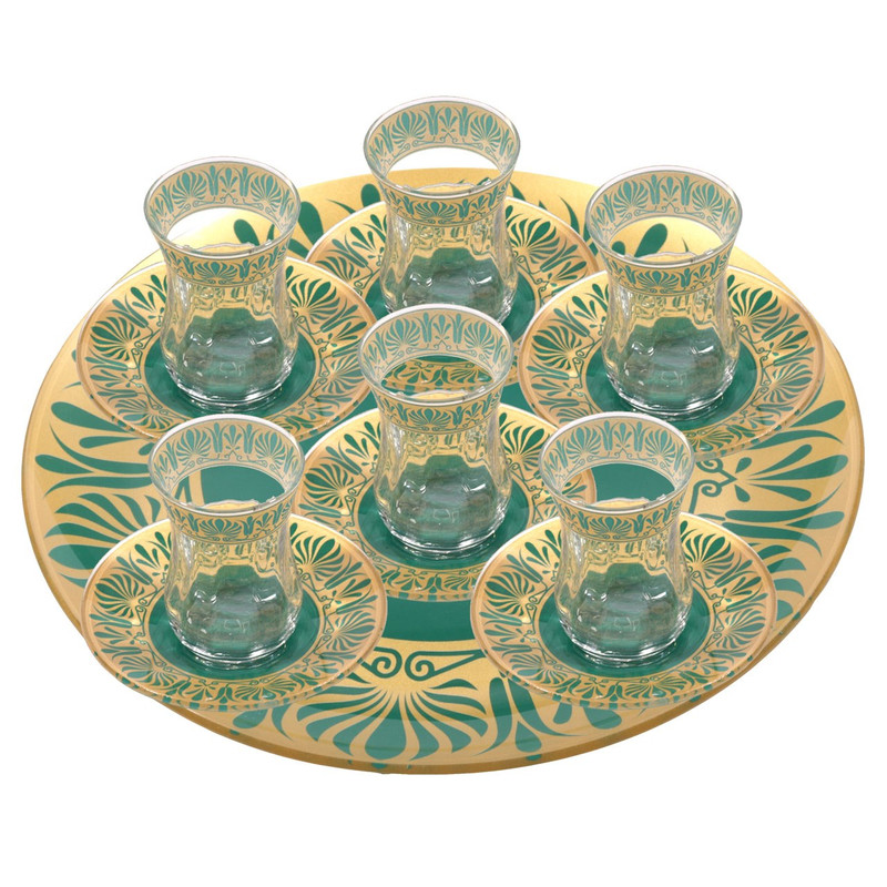 سرویس چای خوری 13 پارچه لاکچری مدل 102