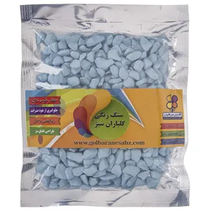 سنگ رنگی معمولی سایز 3 گلباران سبز بسته 200 گرمی