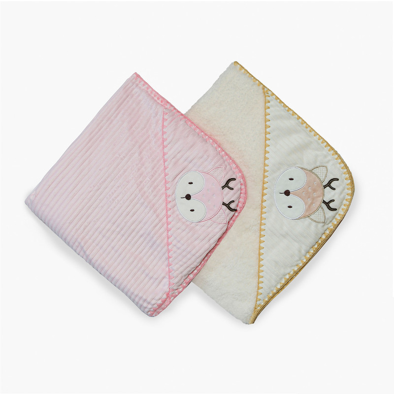 پتو نوزادی تیک مک مدل گوزن پولیشی سایز 76x76 سانتی‌متر