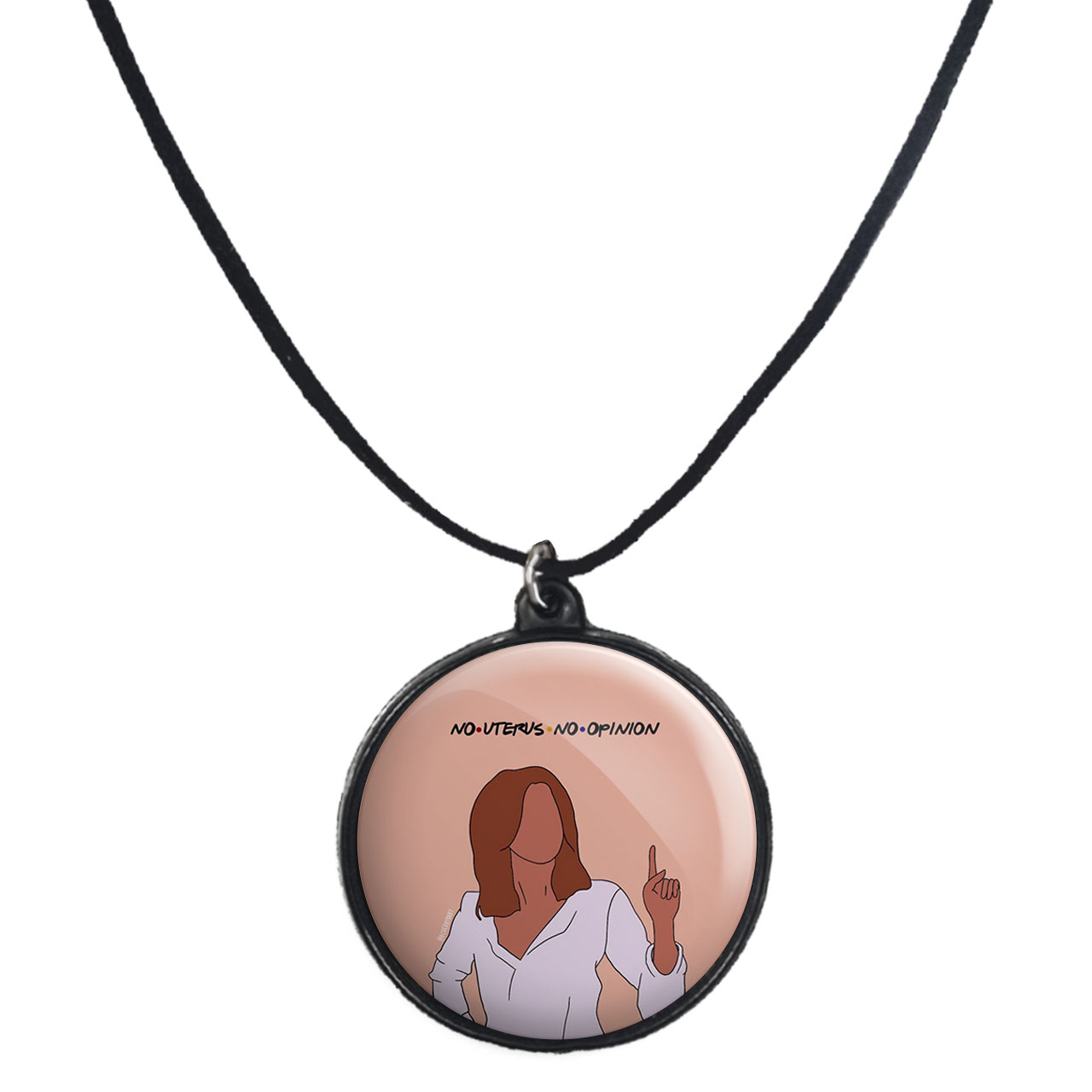 گردنبند پرمانه طرح فرندز کد pmb.18841 مدل دو طرفه