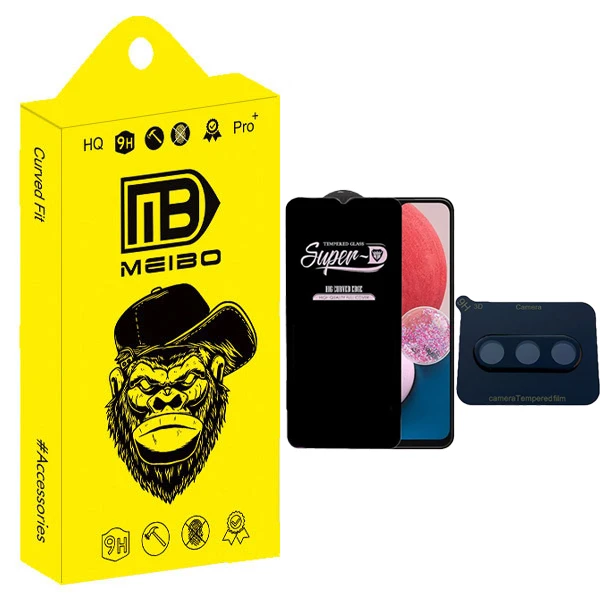 محافظ صفحه نمایش میبو مدل SuperD Pro مناسب برای گوشی موبایل سامسونگ galaxy A13 به همراه محافظ لنز