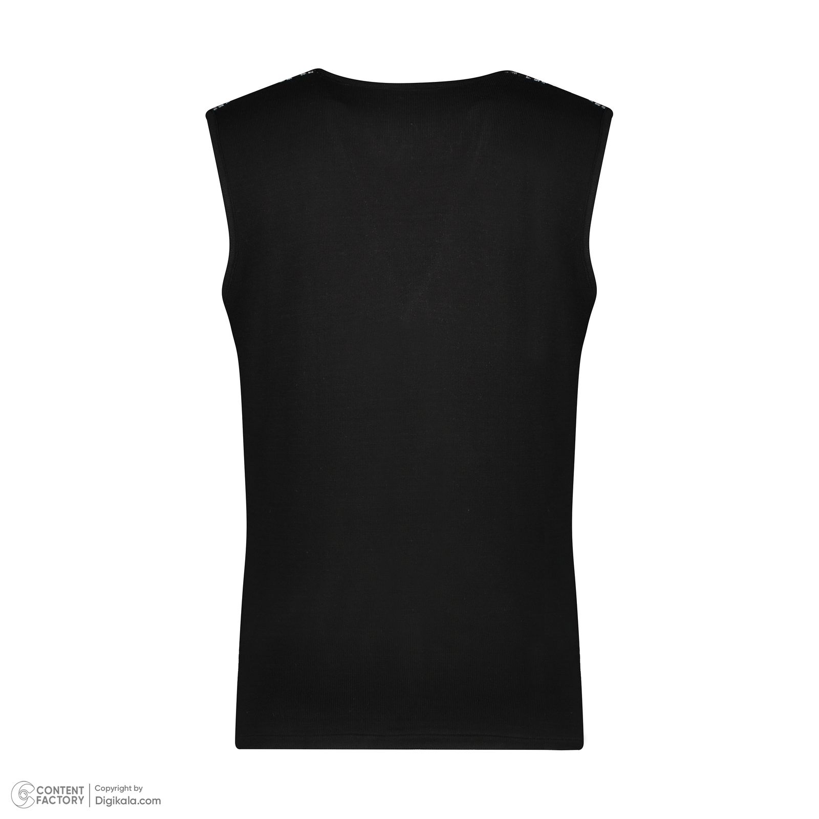 ژیله مردانه تریکو پاییزان مدل J800 رنگ مشکی -  - 5