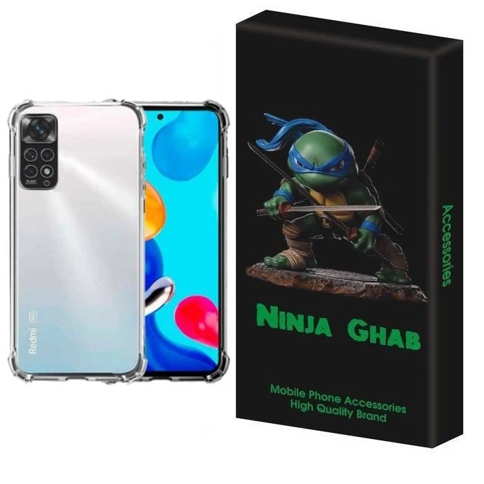 کاور نینجا قاب مدل ژله ای کپسول دار مناسب برای گوشی موبایل شیائومی Redmi Note 11 