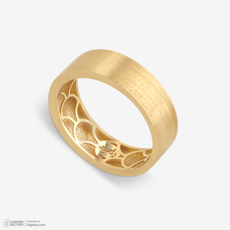انگشتر طلا 18 عیار زنانه گلدم مدل R353004 - 7