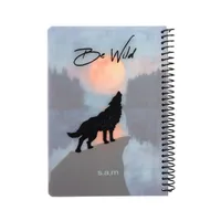 دفتر مشق 200 برگ سم مدل سه بعدی طرح Be Wild