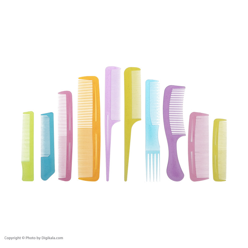 شانه مو کد 1010 مجموعه 10 عددی