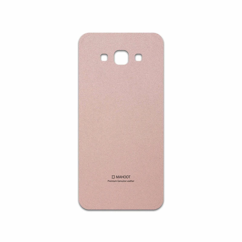برچسب پوششی ماهوت مدل Rose Gold Leather مناسب برای گوشی موبایل سامسونگ Galaxy A8