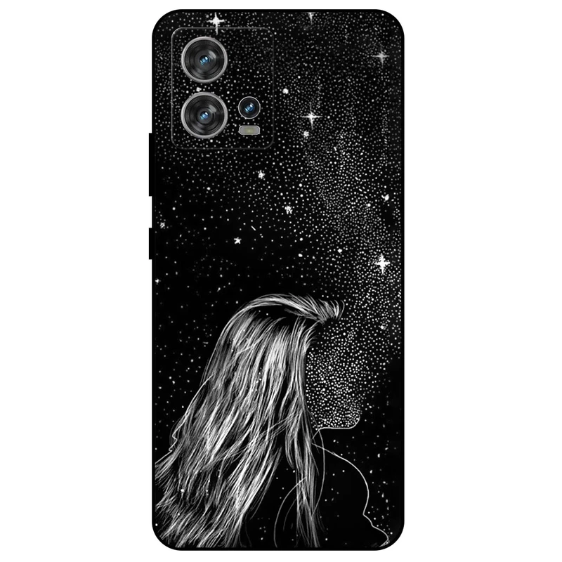 کاور مگافون طرح دخترانه مدل 8264 مناسب برای گوشی موبایل موتورولا Moto Edge 30 Fusion