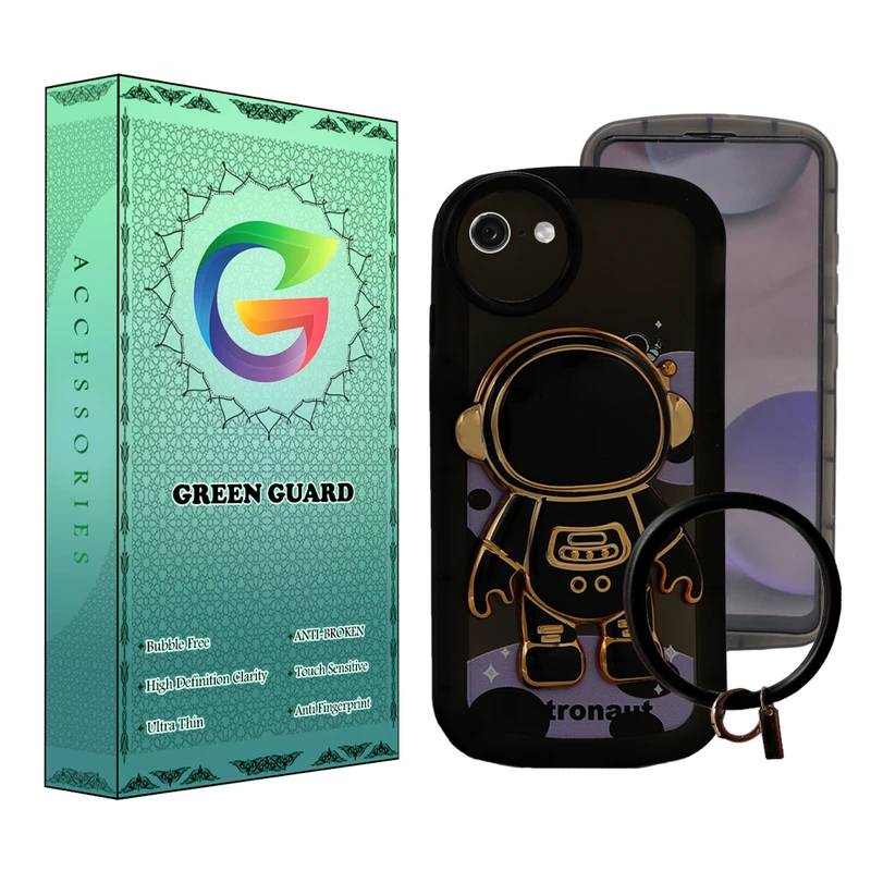 کاور گرین گارد مدل Astronaut-Gurad مناسب برای گوشی موبایل اپل Iphone 6 / 6S به همراه بند آویز
