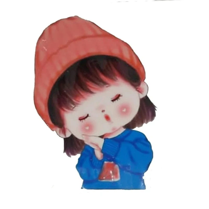 استیکر پارچه و لباس کارانس مدل دختر بچه کد  AST-2 بسته 2 عددی