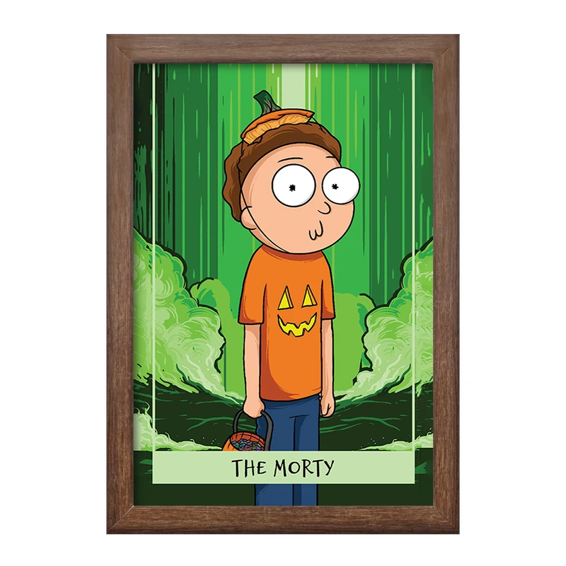 تابلو خندالو طرح مورتی (Morty) کد F956