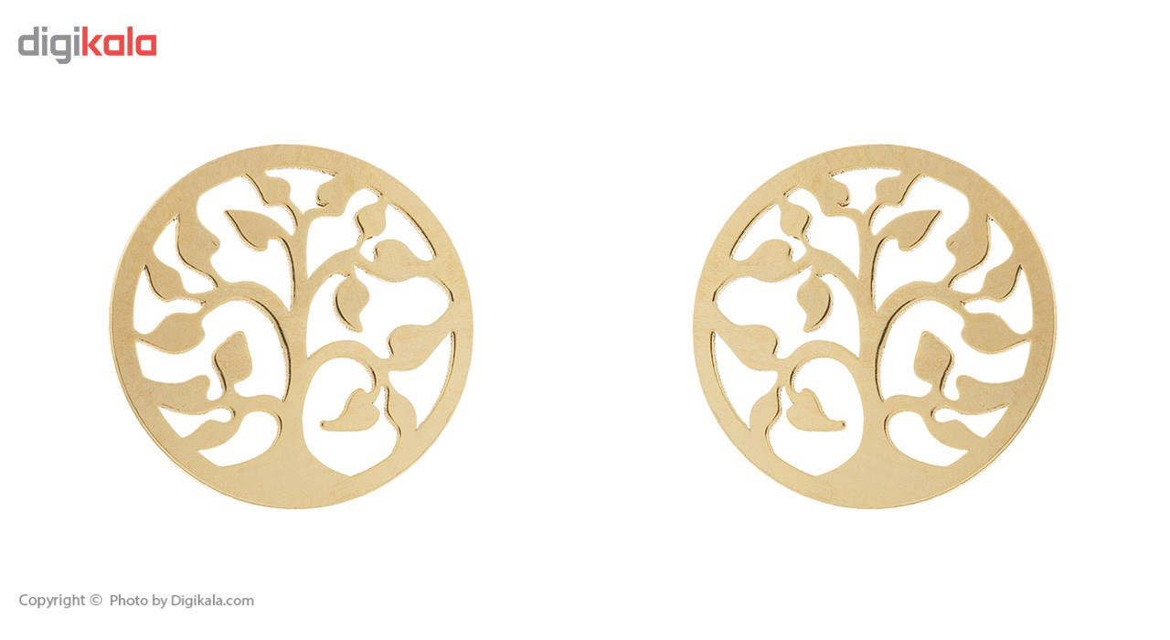 گوشواره طلا 18 عیار زنانه ماهک مدل ME0704