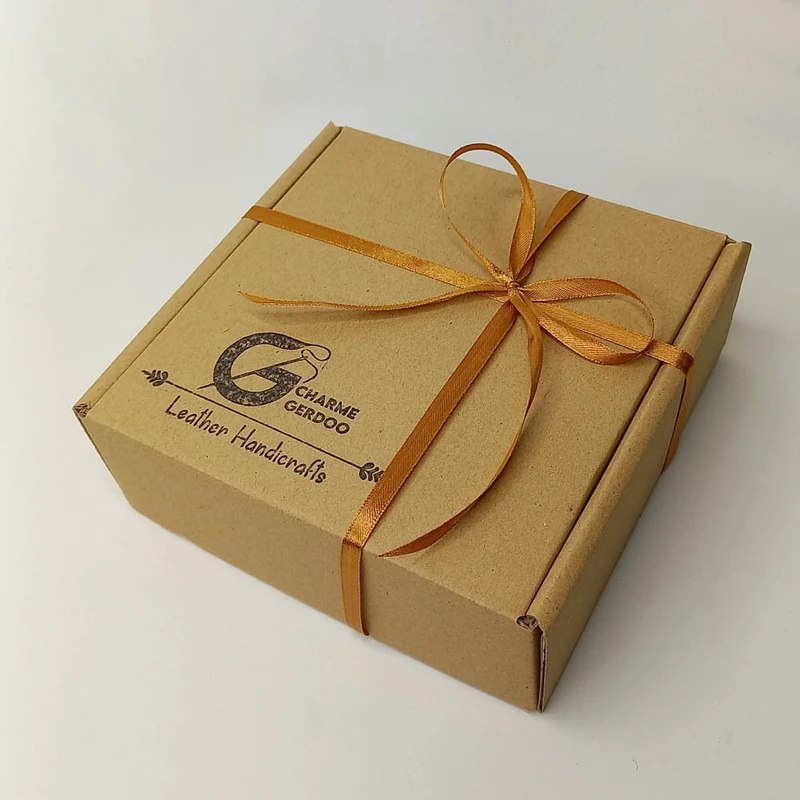 عکس شماره 6 : کمربند مردانه چرم گردو مدل ساده چرم طبیعی گاومیش کد k101