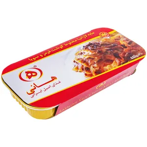 مایه لازانیا مخلوط گوشت قرمز و سویا هانی مقدار 440 گرم