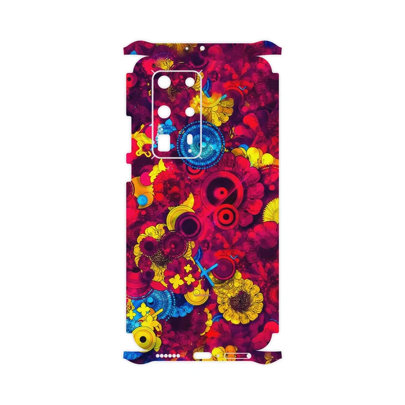 برچسب پوششی ماهوت مدل Vector Flower Garden Digital Art-FullSkin مناسب برای گوشی موبایل هوآوی P40 Pro Plus