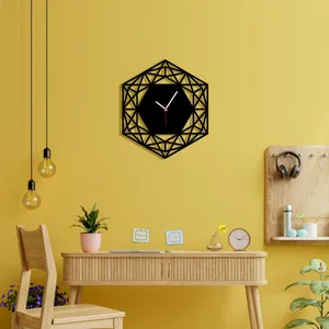 ساعت دیواری ماهوت طرح هندسی کد 064