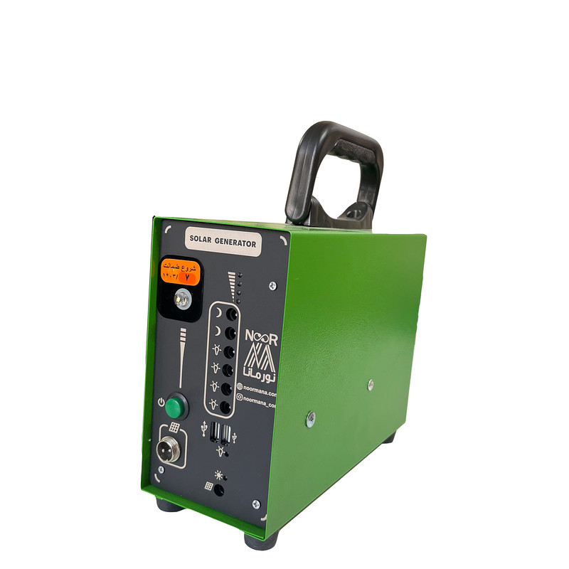پکیج خورشیدی قابل حمل نور مانا مدل N18SLA50 ظرفیت 200 وات ساعت
