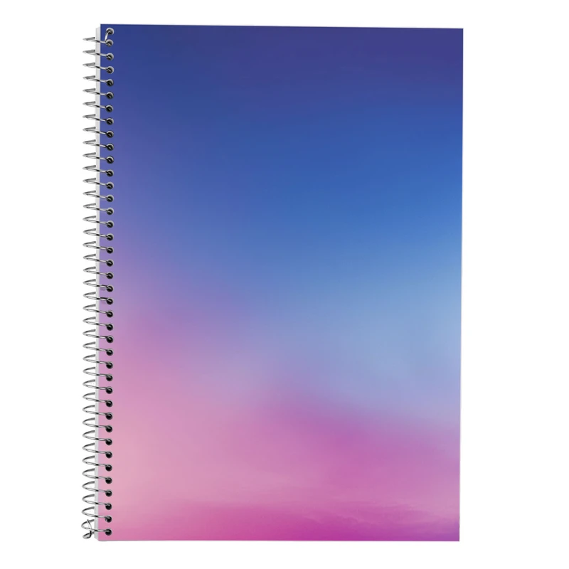 دفتر زبان 50 برگ مدوپد مدل دو خط طرح پاستیلی کد DF13558