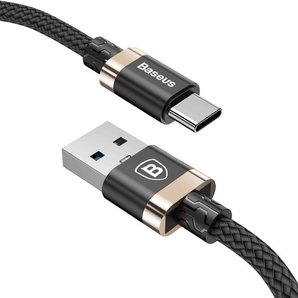 کابل تبدیل USB به USB Type-c باسئوس مدل Golden Belt به طول 1.5 متر کابل تبدیل USB به USB Type-c باسئوس مدل Golden Belt به طول 1.5 متر