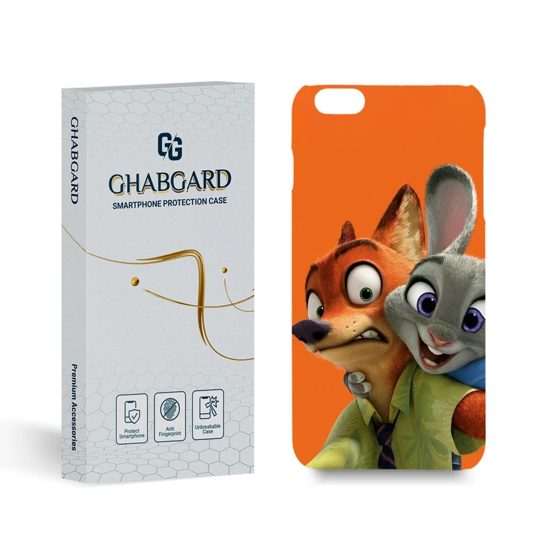 کاور قاب گارد مدل زوتوپیا مناسب برای گوشی موبایل اپل IPhone 6 Plus / 6S Plus