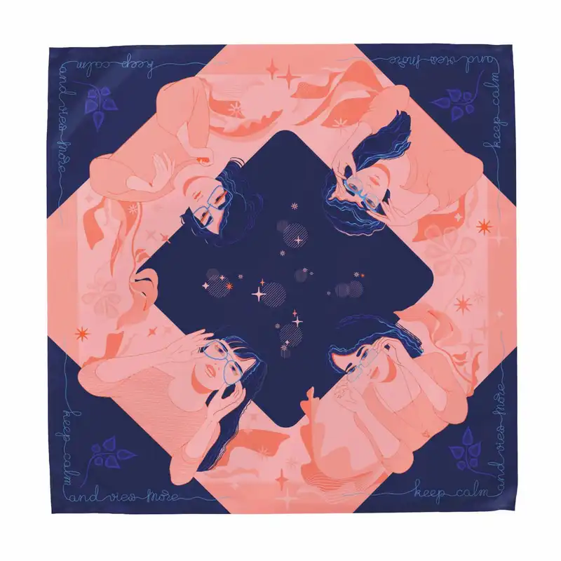 دستمال سر و گردن هاماگراف مدل alone