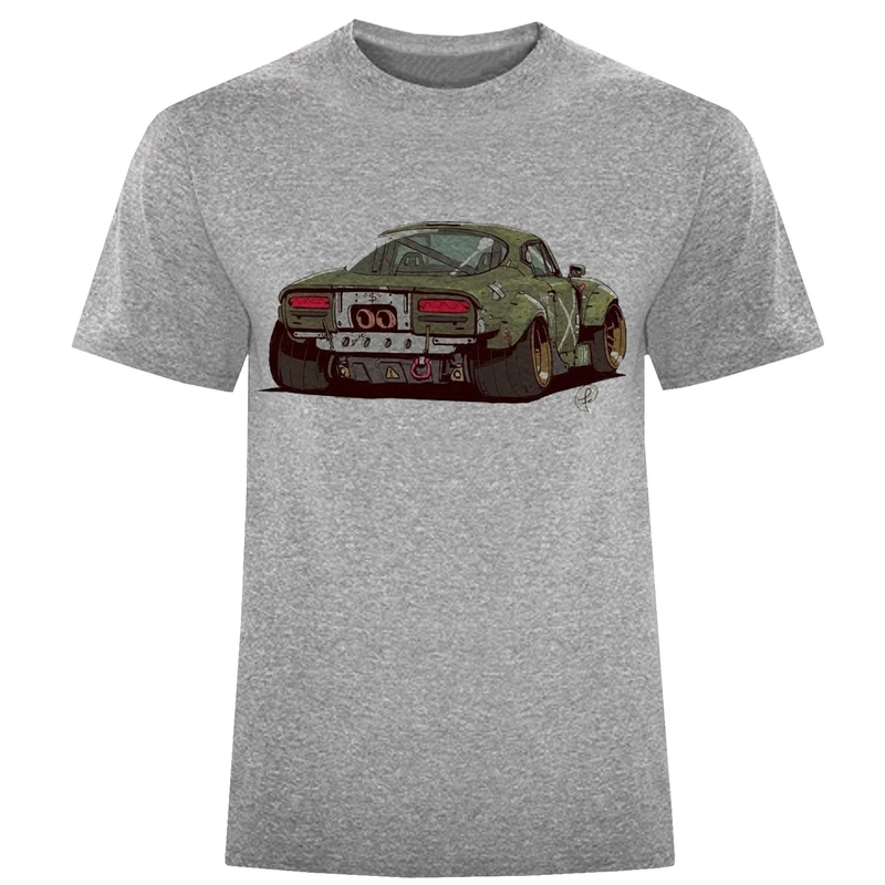 تیشرت آستین کوتاه مردانه طرح ماشین کد F615