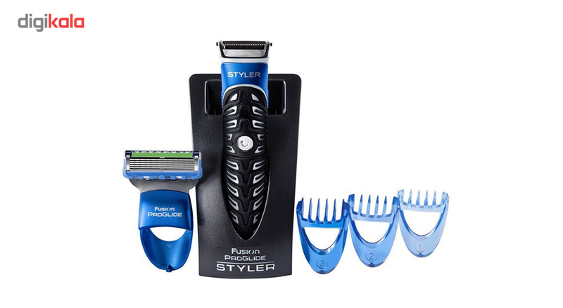 خود تراش ژیلت مدل Fusion Power Styler به همراه 3 سری شانه