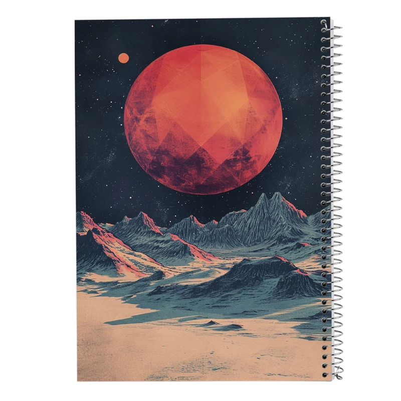 دفتر مشق 50 برگ مدوپد مدل ماه کد DF15483