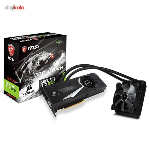 کارت گرافیک ام اس آی مدل GeForce GTX 1080 SEA HAWK X