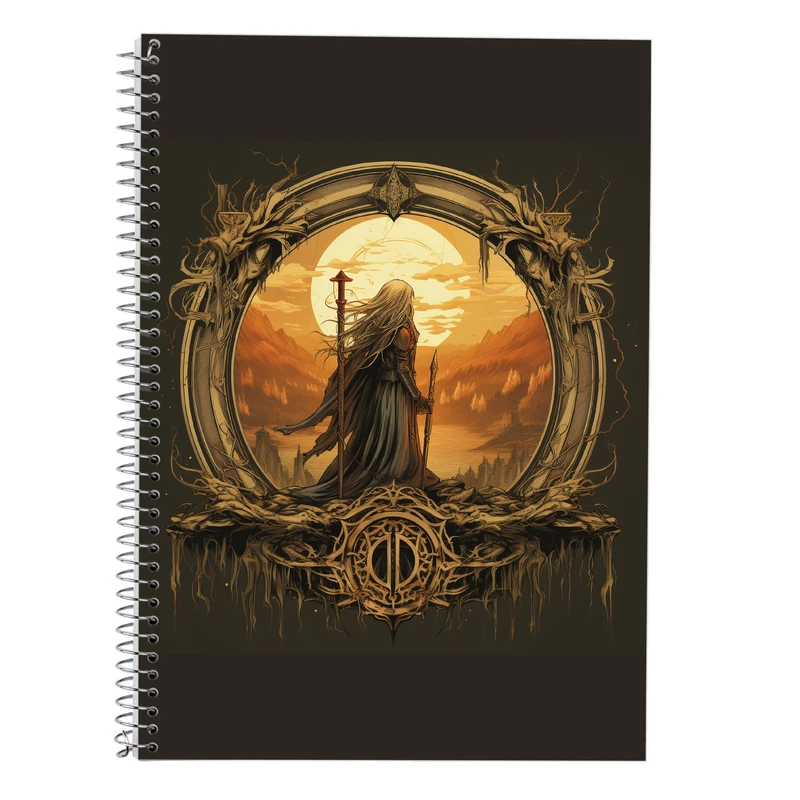 دفتر لغت 50 برگ مدوپد طرح ارباب حلقه ها The Lord of the Rings کد DF3092