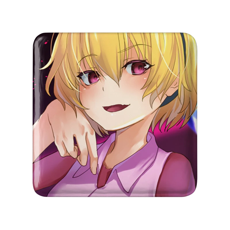 مگنت خندالو طرح ساتوکو هوجو انیمه هیگوراشی وقتی اشک می ریزد  مدل مربعی کد 18142