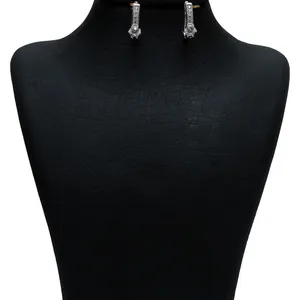 گوشواره نقره شهر جواهر مدل SJ-SNE003