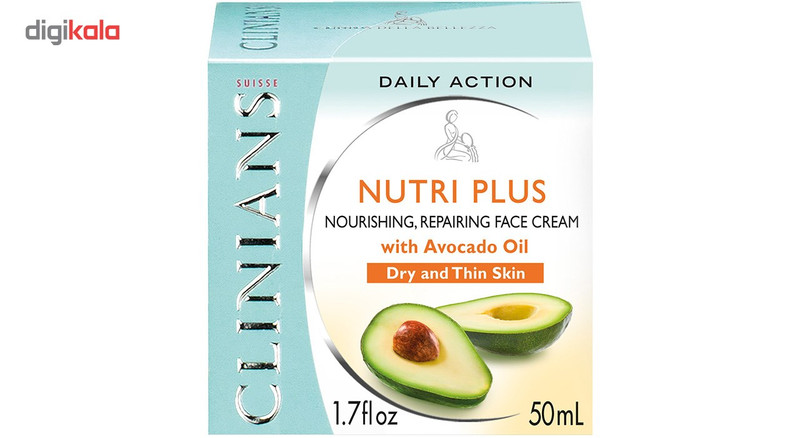 کرم تغذیه کننده و ترمیم کننده کلینیانس سری Nutri Plus مدل Daily Action