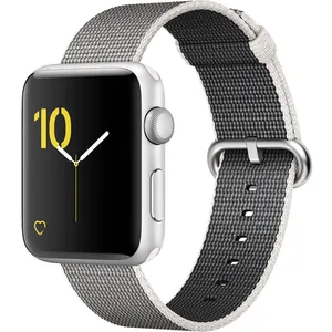 ساعت هوشمند اپل واچ سری 2 مدل 42mm Silver Aluminum Case with Pearl Woven Nylon