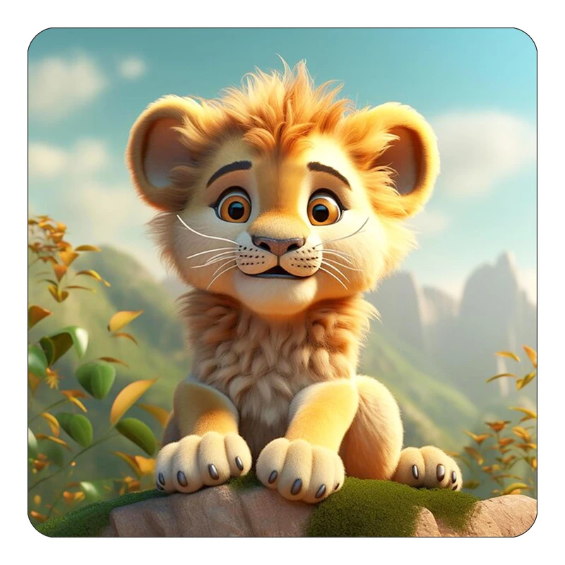 مگنت کاکتی طرح حیوانات کارتونی مدل mp27333