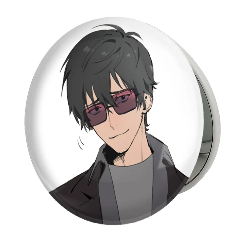 آینه جیبی خندالو طرح نیکولاس انیمه تریگان (Trigun) مدل تاشو کد 36197