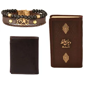 ست هدیه طرح تولد مهر  کهن چرم  مدل m109-7