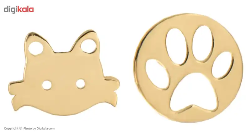 گوشواره طلا 18 عیار دخترانه مایا ماهک مدل ME0591