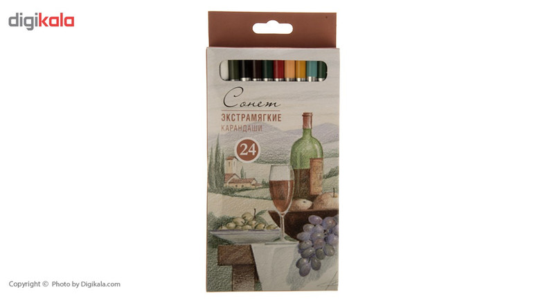 مداد رنگی 24 رنگ سونت