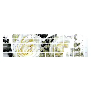 برچسب حروف فارسی کیبورد طرح گل کد 129